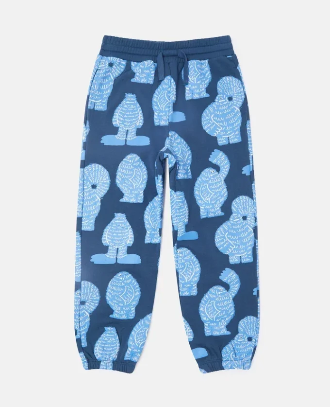 Monster Print Drawstring Sweatpants Monster Print Drawstring Sweatpants