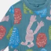 Monster Print Crewneck Sweatshirt Monster Print Crewneck Sweatshirt