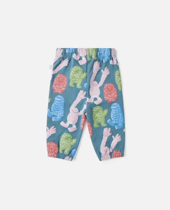 Monster Print Drawstring Sweatpants Monster Print Drawstring Sweatpants