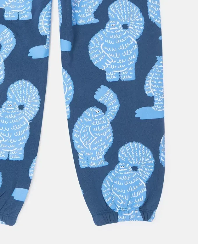 Monster Print Drawstring Sweatpants Monster Print Drawstring Sweatpants