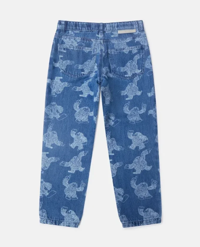 Monster Print Straight-Leg Jeans Monster Print Straight-Leg Jeans
