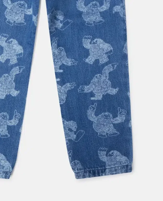 Monster Print Straight-Leg Jeans Monster Print Straight-Leg Jeans