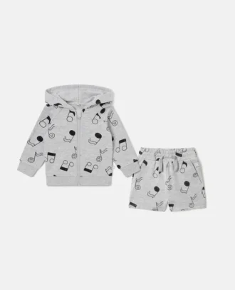 Music Print Tracksuit Set