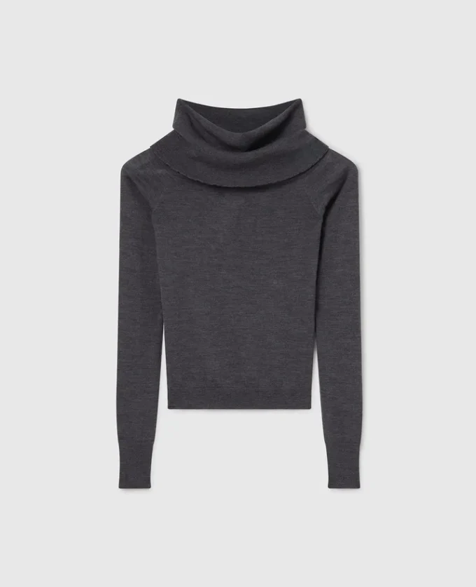 Off-Shoulder Long-Sleeve Jumper Off-Shoulder Long-Sleeve Jumper