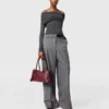 Off-Shoulder Long-Sleeve Jumper Off-Shoulder Long-Sleeve Jumper