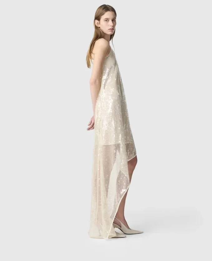 One-Sleeve Sequin Dress One-Sleeve Sequin Dress