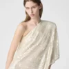 One-Sleeve Sequin Dress One-Sleeve Sequin Dress