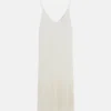 Open-Knit Fringe Midi Dress Open-Knit Fringe Midi Dress