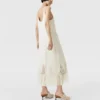 Open-Knit Fringe Midi Dress Open-Knit Fringe Midi Dress