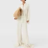 Open-Knit Fringe Wide-Leg Pants Open-Knit Fringe Wide-Leg Pants