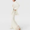 Open-Knit Fringe Wide-Leg Pants Open-Knit Fringe Wide-Leg Pants