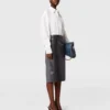 Ostrich Texture Midi Skirt Ostrich Texture Midi Skirt