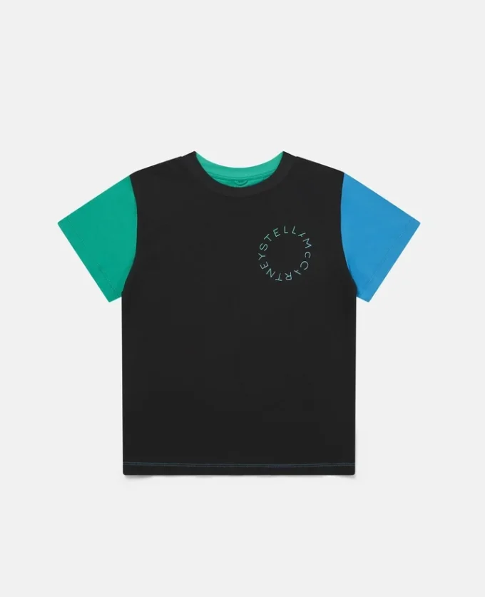 Oversized Color Block Cotton T-shirt Oversized Color Block Cotton T-shirt