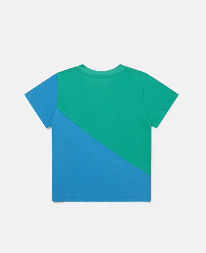 Oversized Color Block Cotton T-shirt Oversized Color Block Cotton T-shirt