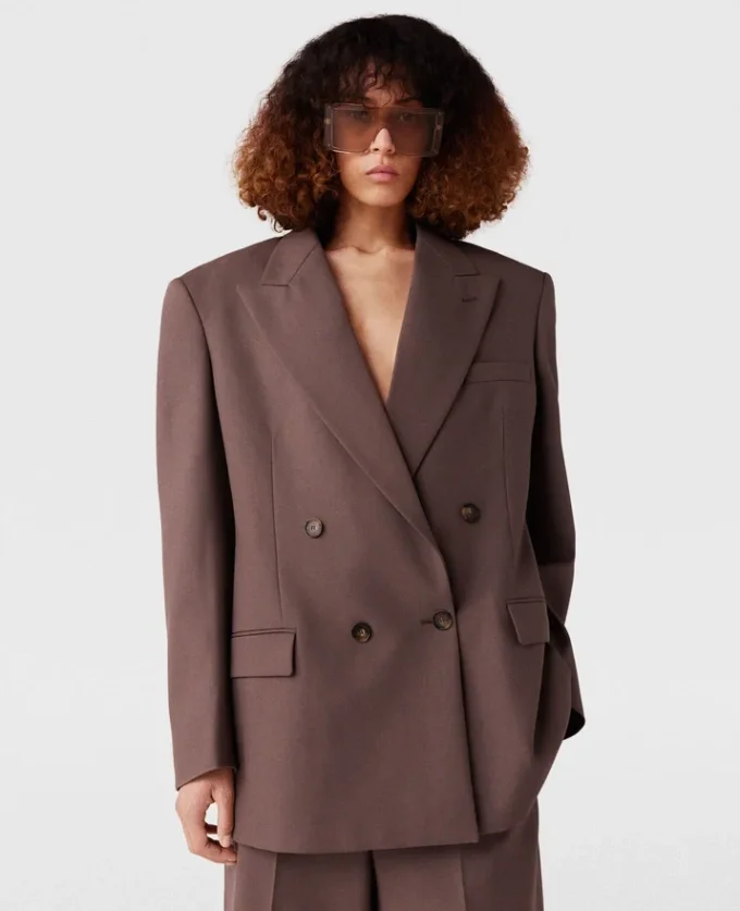 Oversized Double-Breasted Blazer Oversized Double-Breasted Blazer