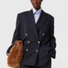 Oversized Double-Breasted Blazer Oversized Double-Breasted Blazer