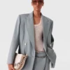 Oversized Double-Breasted Blazer Oversized Double-Breasted Blazer