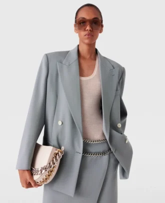 Oversized Double-Breasted Blazer