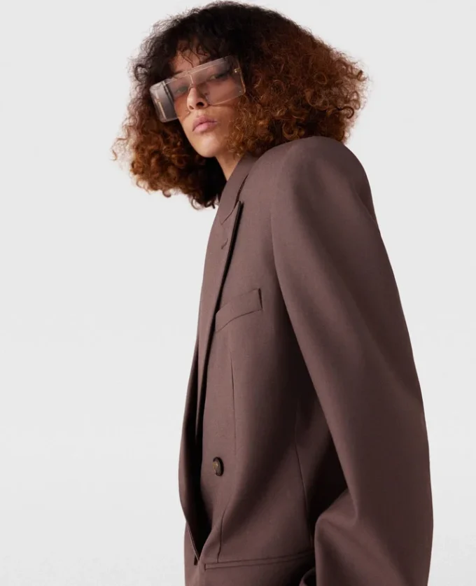Oversized Double-Breasted Blazer Oversized Double-Breasted Blazer