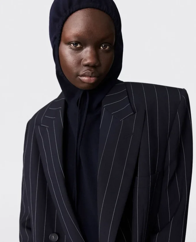 Oversized Double-Breasted Blazer Oversized Double-Breasted Blazer