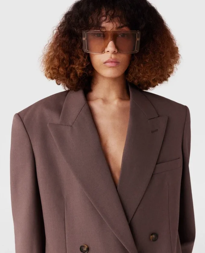 Oversized Double-Breasted Blazer Oversized Double-Breasted Blazer