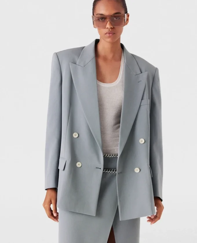 Oversized Double-Breasted Blazer Oversized Double-Breasted Blazer