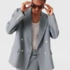 Oversized Double-Breasted Blazer Oversized Double-Breasted Blazer