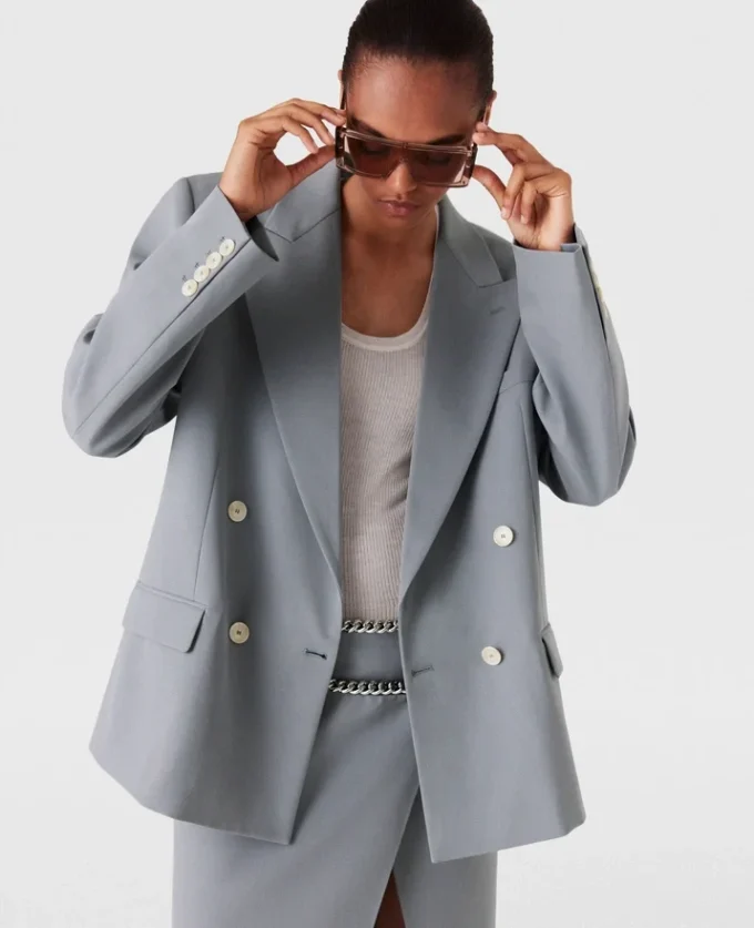 Oversized Double-Breasted Blazer Oversized Double-Breasted Blazer