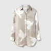 Oversized Dove Print Shirt Oversized Dove Print Shirt