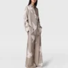 Oversized Drawstring Dove Print Pants Oversized Drawstring Dove Print Pants