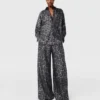 Oversized Drawstring Leopard Print Pants Oversized Drawstring Leopard Print Pants
