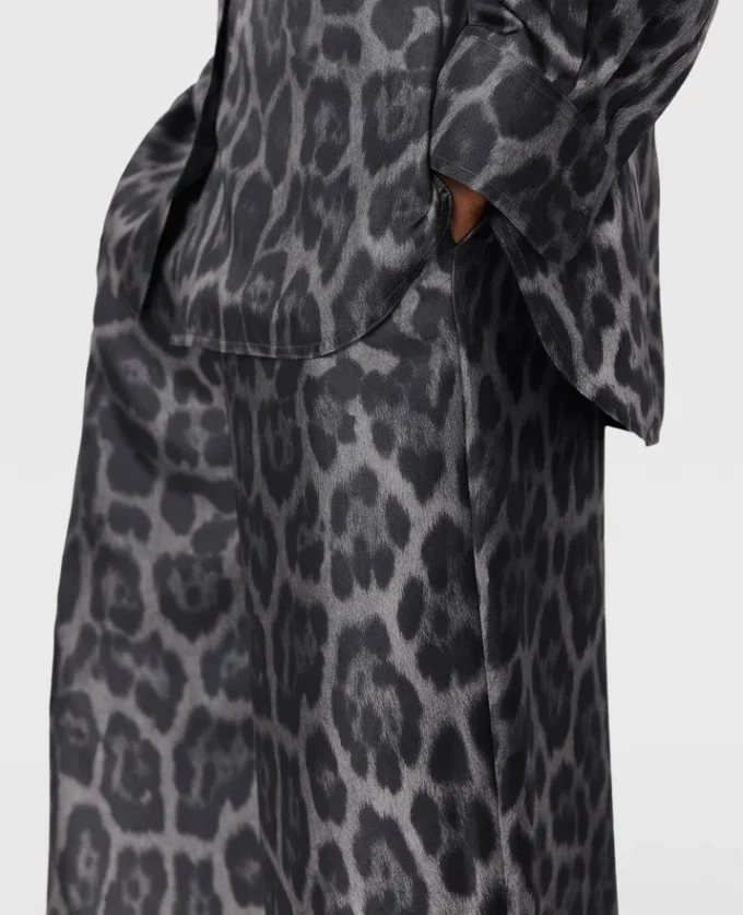 Oversized Drawstring Leopard Print Pants Oversized Drawstring Leopard Print Pants