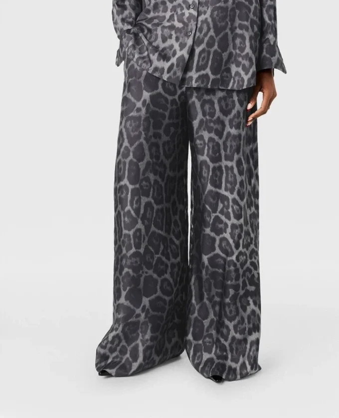 Oversized Drawstring Leopard Print Pants Oversized Drawstring Leopard Print Pants