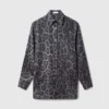 Oversized Leopard Print Shirt Oversized Leopard Print Shirt