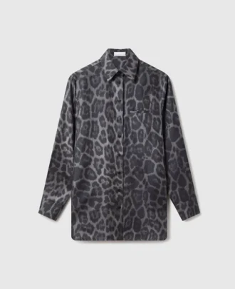 Oversized Leopard Print Shirt Oversized Leopard Print Shirt