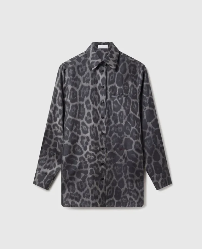 Oversized Leopard Print Shirt Oversized Leopard Print Shirt