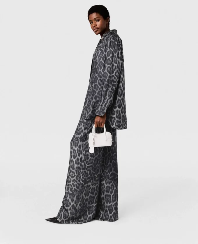 Oversized Drawstring Leopard Print Pants Oversized Drawstring Leopard Print Pants