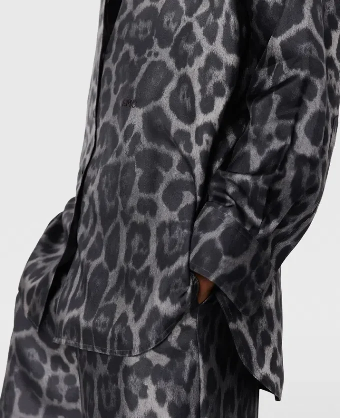 Oversized Leopard Print Shirt Oversized Leopard Print Shirt