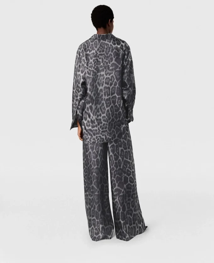 Oversized Drawstring Leopard Print Pants Oversized Drawstring Leopard Print Pants