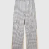 Oversized Mixed Stripe Cargo Trousers Oversized Mixed Stripe Cargo Trousers