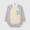 Oversized Mixed Stripe Shirt Oversized Mixed Stripe Shirt