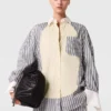 Oversized Mixed Stripe Shirt Oversized Mixed Stripe Shirt