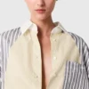 Oversized Mixed Stripe Shirt Oversized Mixed Stripe Shirt