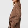 Oversized Pinstripe Double-Breasted Blazer Oversized Pinstripe Double-Breasted Blazer