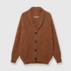 Oversized Ribbed V-Neck Cardigan Oversized Ribbed V-Neck Cardigan