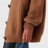Oversized Ribbed V-Neck Cardigan Oversized Ribbed V-Neck Cardigan
