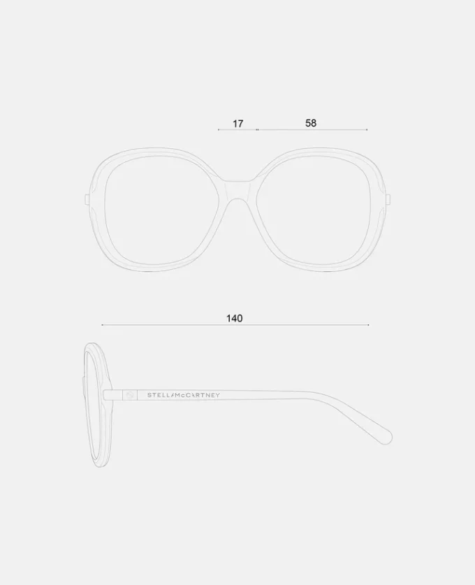 Oversized Round Gradient Sunglasses Oversized Round Gradient Sunglasses