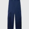 Oversized Satin Cargo Trousers Oversized Satin Cargo Trousers