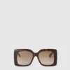 Oversized Square Gradient Sunglasses Oversized Square Gradient Sunglasses