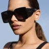 Oversized Square Gradient Sunglasses Oversized Square Gradient Sunglasses